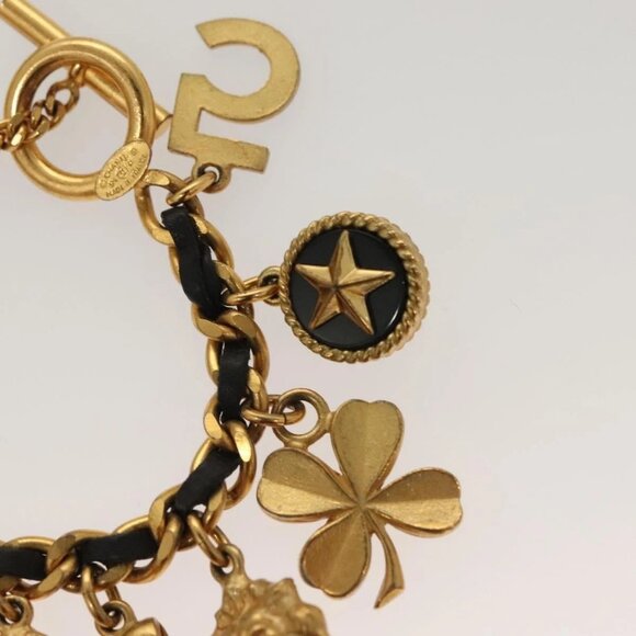 CHANEL Bracelet Metal Gold CC Auth 135948V - Picture 7 of 13